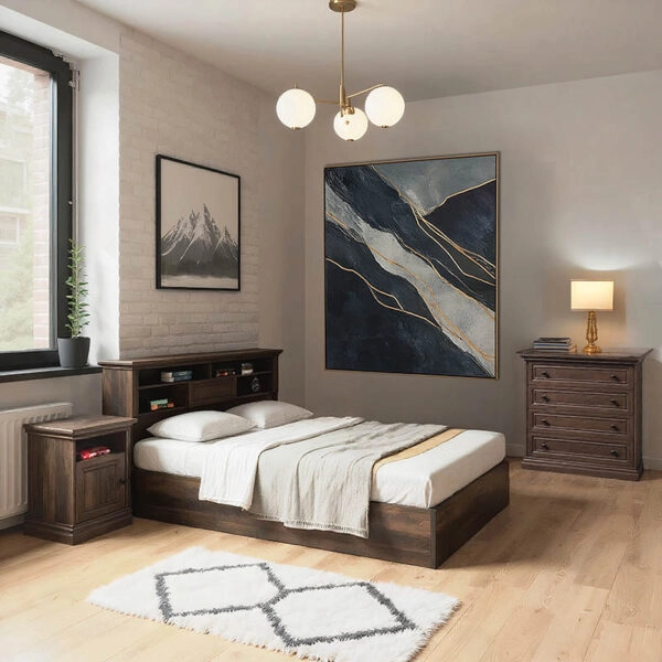 Σετ κρεβατοκάμαρας Mozart  3 τμχ 160x200εκ