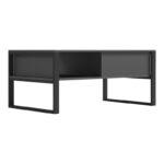 Τραπέζι σαλονιού Bendon  σε ανθρακί-μαύρη απόχρωση 100x60x44.5εκ