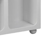 Μπουφές Emersi με ράφια mdf σε λευκή απόχρωση 164x34x76εκ