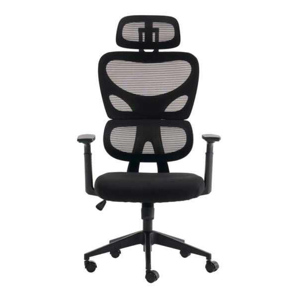 Καρέκλα γραφείου διευθυντή Cadrey mesh μαύρο 67x64x120-128εκ