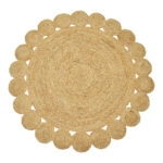 Χαλί Voni Inart φυσικό γιούτα Φ150x1εκ