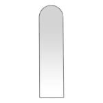 Καθρέπτης Plaza αλουμίνιο σε μαύρη απόχρωση 40x28x150εκ