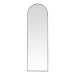 Καθρέπτης Plaza I  αλουμίνιο σε μαύρη απόχρωση 50x28x160εκ