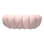 Καναπές Embrace  μπουκλέ ύφασμα σε ροζ απόχρωση 180x105x65εκ