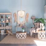 Alcott Τραπέζι Σαλονιού Ξύλο MDF Λευκή Πατίνα (81x81x40)cm