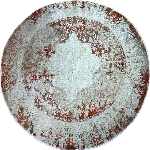 ΧΑΛΙ OSKA 5572/TERRA - 160εκ - Στρόγγυλο