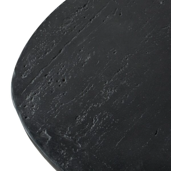 Artekko Taric Μαύρο Τραπέζι Σαλονιού από Μαγνήσιο (91.4x61x38.1)cm