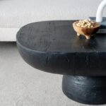 Artekko Taric Μαύρο Τραπέζι Σαλονιού από Μαγνήσιο (91.4x61x38.1)cm