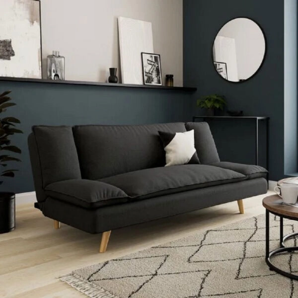 COZY ΚΑΝΑΠΕΣ ΚΡΕΒΑΤΙ 3ΘΕΣΙΟΣ ΑΝΘΡΑΚΙ 191x103x84