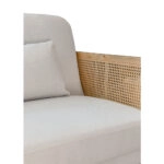 AMMOS ΚΑΝΑΠΕΣ ΚΡΕΒΑΤΙ 3ΘΕΣΙΟΣ OFF WHITE 196x82x81