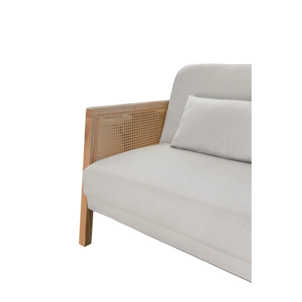 AMMOS ΚΑΝΑΠΕΣ ΚΡΕΒΑΤΙ 3ΘΕΣΙΟΣ OFF WHITE 196x82x81
