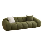 BOSSANOVA ΚΑΝΑΠΕΣ 3ΘΕΣΙΟΣ ΠΡΑΣΙΝΟ ΣΚΟΥΡΟ 253x112x70cm
