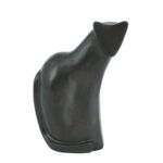 Artekko Figurine Μαύρη Διακοσμητική Γάτα Ρητίνης (17.5x10x25)cm