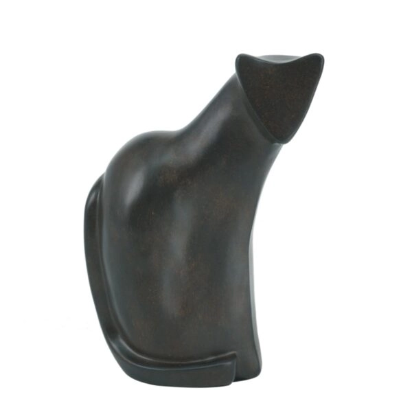 Artekko Figurine Μαύρη Διακοσμητική Γάτα Ρητίνης (17.5x10x25)cm