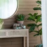 Artekko Animal Μπρονζέ Επιτραπέζια Διακοσμητική Τίγρη Ρητίνης (29x9x14.5)cm