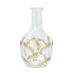 Artekko Aphelios Διακοσμητικό Βάζο Γυαλί Διάφανο Χρυσό