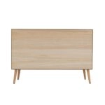 Artekko Cons Μπουφές MDF Ψάθα Φυσική Απόχρωση (119x40x81)cm