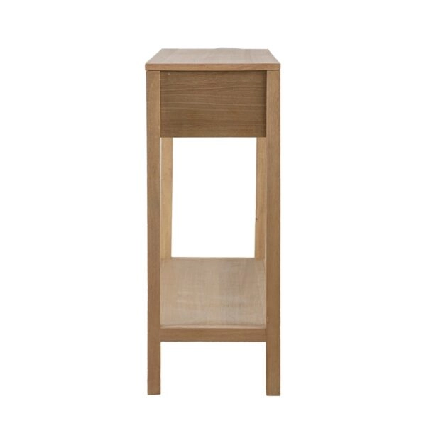 Artekko Cons Κονσόλα MDF Ψάθα Φυσική Απόχρωση (100x30x75)cm