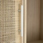 Cons Μπουφές MDF Ψάθα Φυσική Απόχρωση (90x37x189)cm