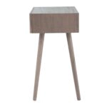 Artekko Cons MDF Κομοδίνο με Ψάθα σε Φυσική Απόχρωση (40x37x70)cm