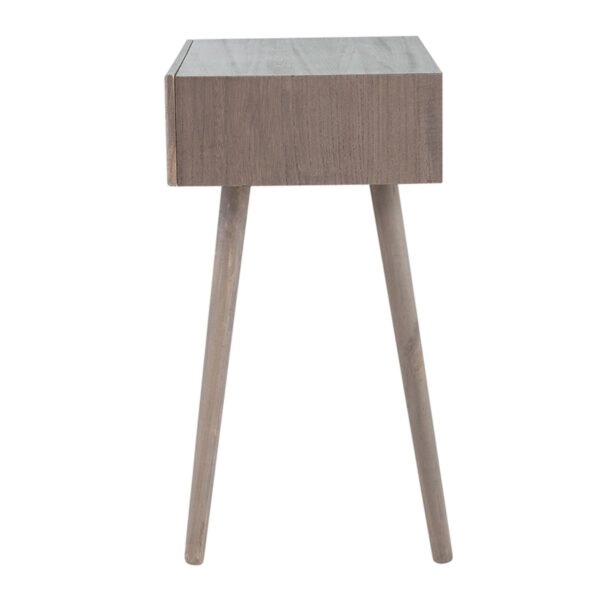 Artekko Cons MDF Κομοδίνο με Ψάθα σε Φυσική Απόχρωση (40x37x70)cm