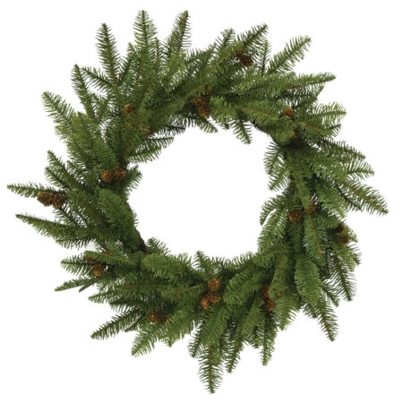 ΧΡΙΣΤΟΥΓΕΝΝΙΑΤΙΚΟ ΣΤΕΦΑΝΙ ΕΛΑΤΟ ΜΕ ΚΟΥΚΟΥΝΑΡΙΑ - 61x18x61cm 8/ΚΙΒ