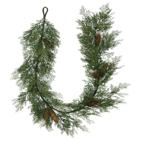 ΧΡΙΣΤΟΥΓΕΝΝΙΑΤΙΚΗ ΓΙΡΛΑΝΤΑ ΕΛΑΤO ME ΚΟΥΚΟΥΝΑΡΙΑ - 18x8x183cm 6/24ΚΙΒ