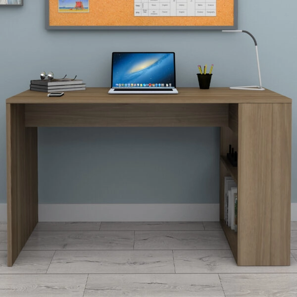 Γραφείο εργασίας Mikro Megapap χρώμα καρυδί 120x60x75εκ.