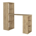 Γραφείο εργασίας πολυμορφικό Last Megapap χρώμα sapphire oak 119x44,7x123εκ.