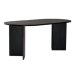 Τραπέζι Sablin Megapap χρώμα black wood 180x89,5x75εκ.