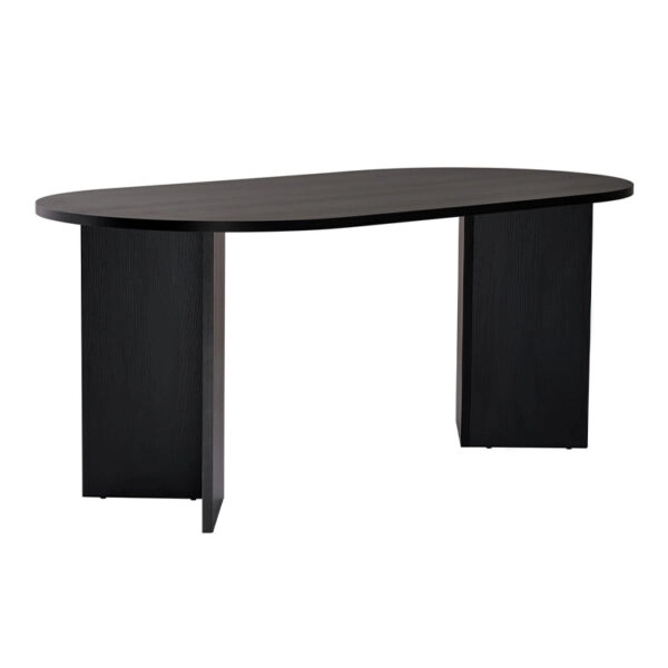 Τραπέζι Sablin Megapap χρώμα black wood 180x89,5x75εκ.