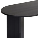 Τραπέζι Sablin Megapap χρώμα black wood 180x89,5x75εκ.