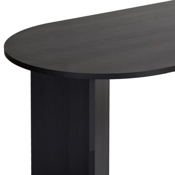 Τραπέζι Sablin Megapap χρώμα black wood 180x89,5x75εκ.