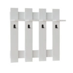 Κρεμάστρα τοίχου Carina Megapap χρώμα λευκό 70x18x70εκ.