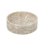 Artekko Marble Μπεζ Μαρμάρινο Μπολ (24x24x11)cm