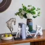 Artekko Electric Κεραμικό Βάζο σε Πράσινο με Μπρονζέ (14x14x30)cm