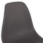 ΚΑΡΕΚΛΑ ΜΕ ΞΥΛΙΝΑ ΠΟΔΙΑ ΚΑΙ ΚΑΘΙΣΜΑ TWIST PP ΓΚΡΙ HM8460.10 46x50x82 εκ.