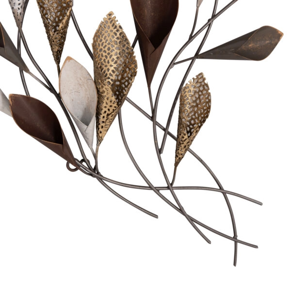 ΜΕΤΑΛΛΙΚΟ ΔΙΑΚΟΣΜΗΤΙΚΟ ΤΟΙΧΟΥ HM7159 ΑΝΘΡΑΚΙ ΧΡΥΣΟ 44x5,5x87Y εκ.