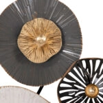 ΜΕΤΑΛΛΙΚΟ ΔΙΑΚΟΣΜΗΤΙΚΟ ΤΟΙΧΟΥ HM7170 ΓΚΡΙ ΕΚΡΟΥ ΧΡΥΣΟ 88x7x51Y εκ.