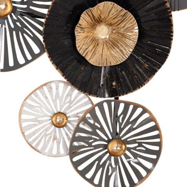 ΜΕΤΑΛΛΙΚΟ ΔΙΑΚΟΣΜΗΤΙΚΟ ΤΟΙΧΟΥ HM7170 ΓΚΡΙ ΕΚΡΟΥ ΧΡΥΣΟ 88x7x51Y εκ.