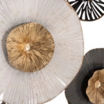 ΜΕΤΑΛΛΙΚΟ ΔΙΑΚΟΣΜΗΤΙΚΟ ΤΟΙΧΟΥ HM7170 ΓΚΡΙ ΕΚΡΟΥ ΧΡΥΣΟ 88x7x51Y εκ.