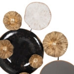 ΜΕΤΑΛΛΙΚΟ ΔΙΑΚΟΣΜΗΤΙΚΟ ΤΟΙΧΟΥ HM7179 ΓΚΡΙ ΧΡΥΣΟ 66x6x38Y εκ.