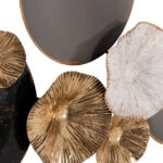 ΜΕΤΑΛΛΙΚΟ ΔΙΑΚΟΣΜΗΤΙΚΟ ΤΟΙΧΟΥ HM7179 ΓΚΡΙ ΧΡΥΣΟ 66x6x38Y εκ.