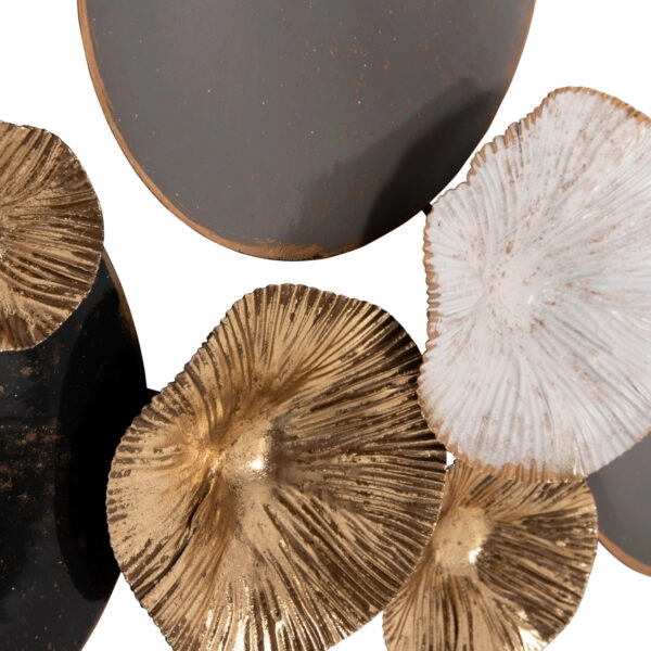 ΜΕΤΑΛΛΙΚΟ ΔΙΑΚΟΣΜΗΤΙΚΟ ΤΟΙΧΟΥ HM7179 ΓΚΡΙ ΧΡΥΣΟ 66x6x38Y εκ.