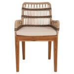 ΠΟΛΥΘΡΟΝΑ STARDOM HM9760.02 ΞΥΛΟ ΤΕΑΚ ΣΕ ΜΕΛΙ ΚΑΙ ΜΑΥΡΟ ΣΧΟΙΝΙ 57x65x83Yεκ.