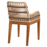 ΠΟΛΥΘΡΟΝΑ STARDOM HM9760.02 ΞΥΛΟ ΤΕΑΚ ΣΕ ΜΕΛΙ ΚΑΙ ΜΑΥΡΟ ΣΧΟΙΝΙ 57x65x83Yεκ.