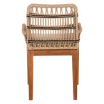 ΠΟΛΥΘΡΟΝΑ STARDOM HM9760.02 ΞΥΛΟ ΤΕΑΚ ΣΕ ΜΕΛΙ ΚΑΙ ΜΑΥΡΟ ΣΧΟΙΝΙ 57x65x83Yεκ.