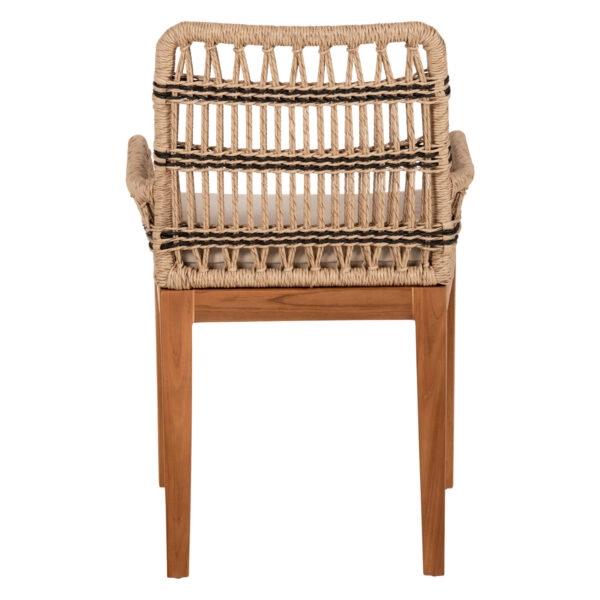 ΠΟΛΥΘΡΟΝΑ STARDOM HM9760.02 ΞΥΛΟ ΤΕΑΚ ΣΕ ΜΕΛΙ ΚΑΙ ΜΑΥΡΟ ΣΧΟΙΝΙ 57x65x83Yεκ.