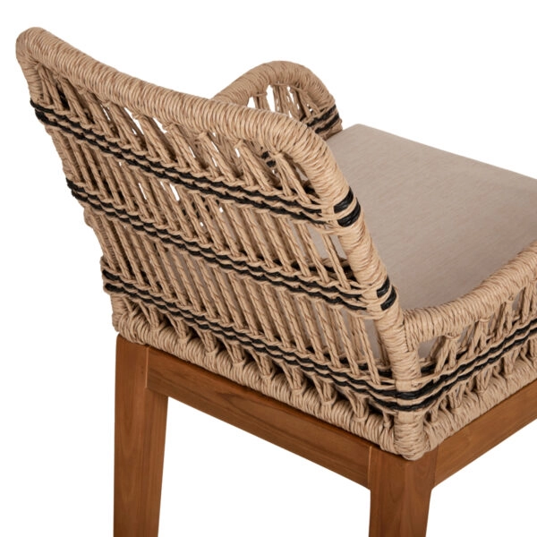 ΠΟΛΥΘΡΟΝΑ STARDOM HM9760.02 ΞΥΛΟ ΤΕΑΚ ΣΕ ΜΕΛΙ ΚΑΙ ΜΑΥΡΟ ΣΧΟΙΝΙ 57x65x83Yεκ.