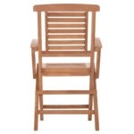 ΠΟΛΥΘΡΟΝΑ ΤΡΑΠΕΖΑΡΙΑΣ ΠΤΥΣΣΟΜΕΝΗ CRANDER HM6377 ΞΥΛΟ TEAK 53x63x90Υεκ.